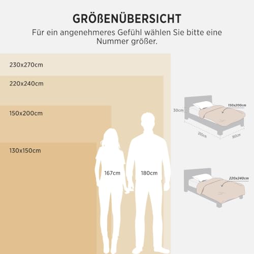 BEDSURE Sherpa Kuscheldecke Flauschig 150x200 - Sofadecke, Grau