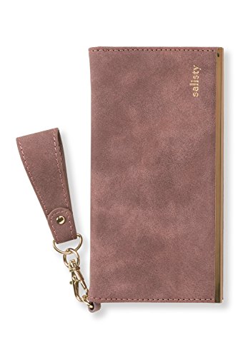 salisty iPhone SE/8/7/6s/6 ケース 手帳型 スエードスタイル