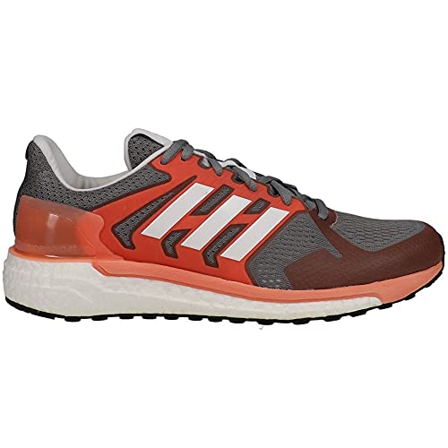 adidas Womens Supernova St Running Sneakers Shoes - Grey,Orange - Size 7 M