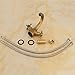 Latón antiguo dos asas grifo para lavabo Europea Pulido lavabo grifo mezclador...