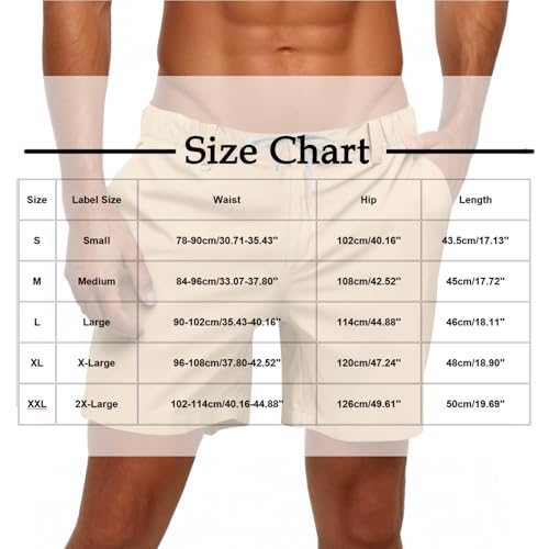 Classic Solid Color Shorts for Men Relaxed Fit Athletic Workout Fitness Short Pants with Multi Pockets3