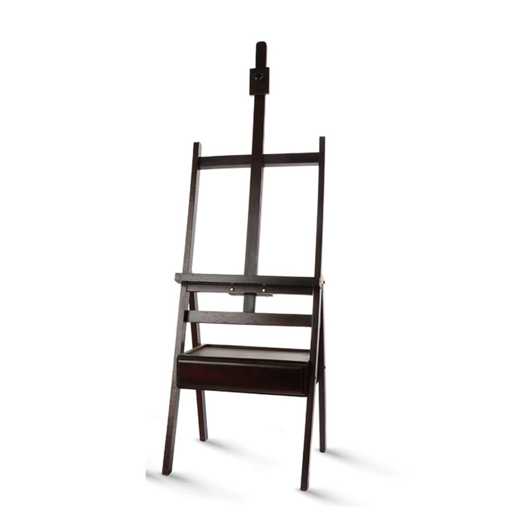 HADECOLL Drawer Sketching Back Support Folding Easel Wooden Storable Box Oil Painting,D-As Show