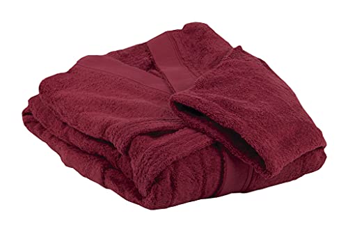 Peignoir bordeaux 100% coton Modèle Paris, le cadeau idéal pour prendre soin de soi - 2
