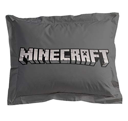 Image of Minecraft Creeper Twin Comforter Set 5 Piece Kids Bedding for Boys, Green