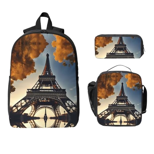 Sac à dos école léger anti-mal de dos avec sac repas étanche