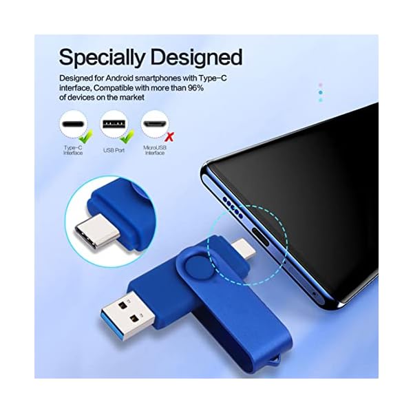 USB-Flash-Laufwerk Pen Drive 16 GB Pen Drive 32 GB Thumb Drive 64 GB USB-Stick 3.0 Pendrive High Speed ​​​​2 in 1 HE… – Bild 3
