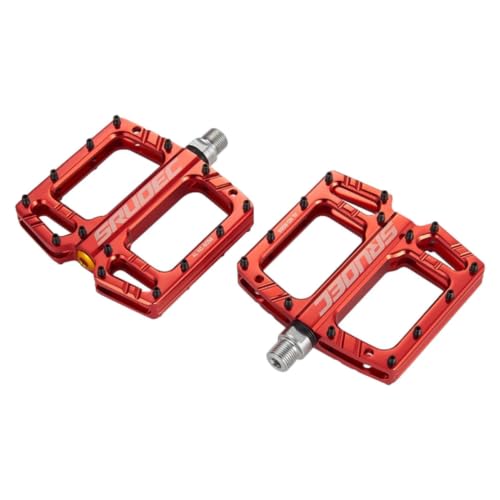 Aluminum Bike Pedals - 3 Sealed Bearings | 3 Bearing Pedals | Mountain Road Bike 12.6x11x2.4cmfor Cycling Commuting Touring Trai