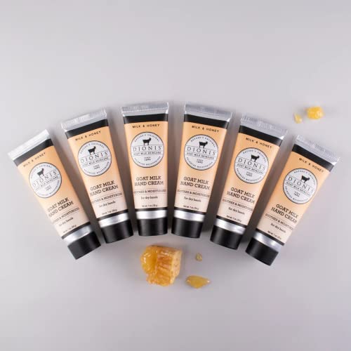 Dionis - Goat Milk Skincare Milk & Honey Scented Hand Cream (1 Oz) - Set Of 6 - Made In The Usa - Cruelty-Free And Paraben-Free #TOP2