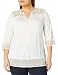 Lucky Brand Women's Plus Size Embroidered Yoke Top