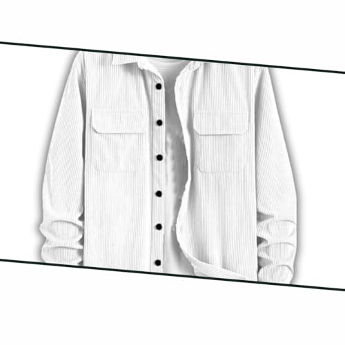 Image of MiraMichi Men's Full Sleeve Corduroy Striped Casual Jacket, Ideal for Stylish Everyday Outfits