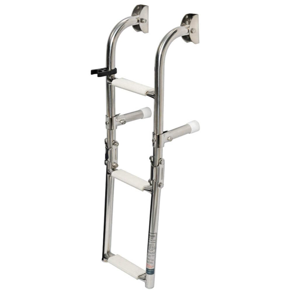 Osculati Silver Foldable Ladder Aisi316 Extra Narrow 3 Steps