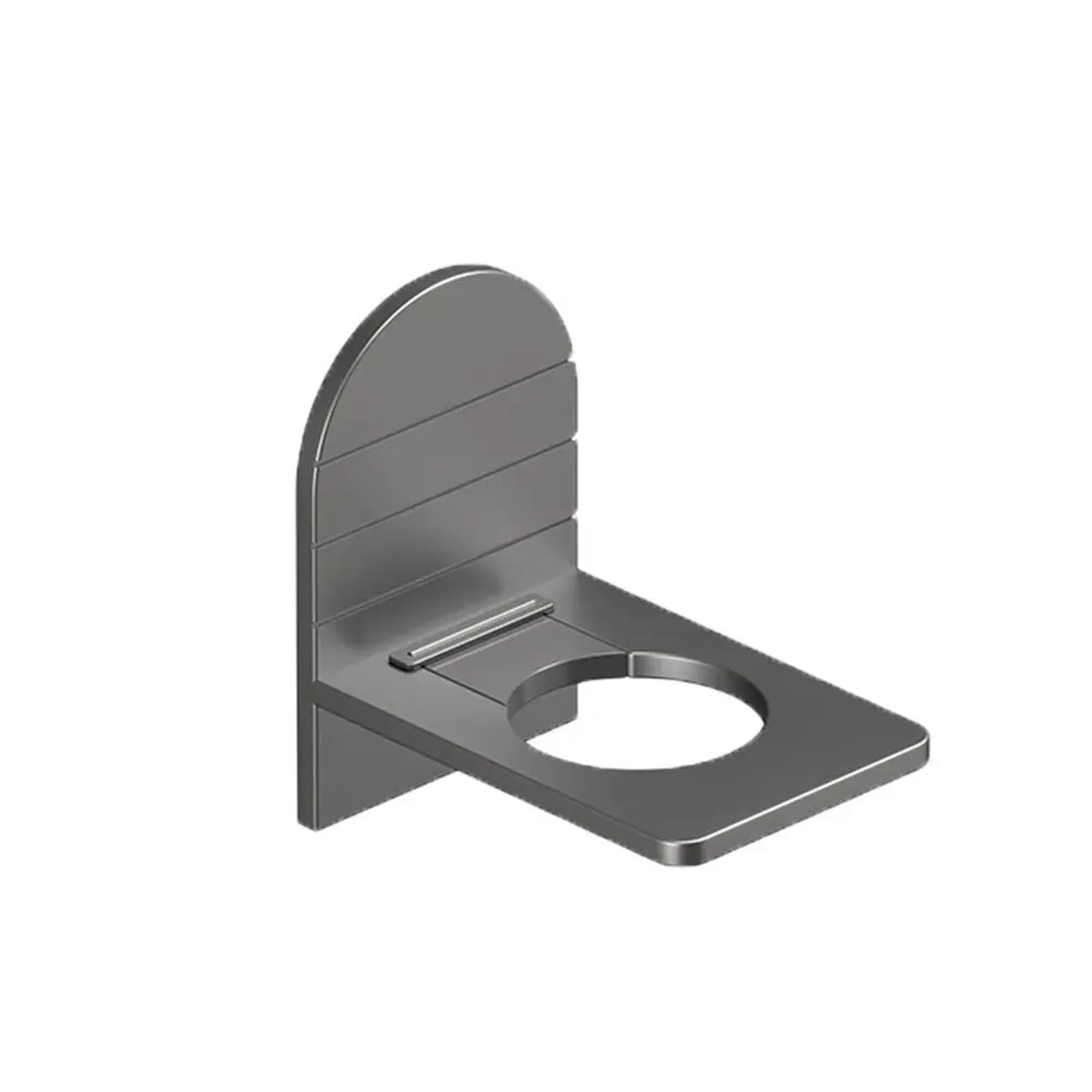 Suojim Shower Caddy 10Pcs Metal Self-Adhesive Holder For Over Showerhead Gray