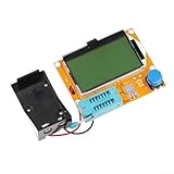 LCR-T4 Tester multifunzione per transistor, analizzatore digitale compnt alimentato da 9 V con 128 x 64 LCD retroilluminato rilevamento automatico per NPN PNP MOSFET Diode SCR LED ingegneri ed