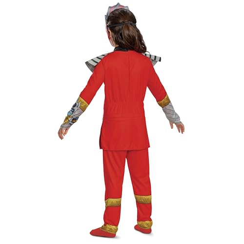 Disfraz Red Ranger para Niñas Talla 10-12 miniatura 2