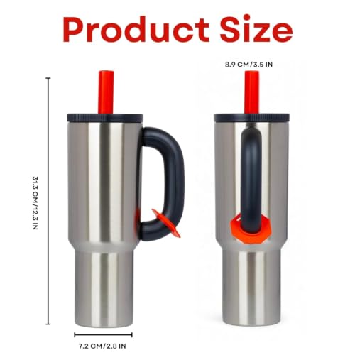 Image of CYNVEXA Tumbler with lid and Straw 1200ML Cup Stainless Steel Vacuum Insulated Tumbler for Water, Iced Tea or Coffee 1.2L Office Gym Travelling (40 - Oz - Coconut Cloud)