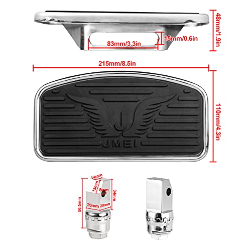 Rear Floorboard Foot Peg Pedals, Adjustable Motorcycle Floorboards For Vtx 1800 1300 Shadow Vt750 Suzuki Vl400 #TOP3