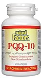 Natural Factors, PQQ-10, Supports Energy and Healthy Aging, Dietary Supplement, 60 softgels (60...