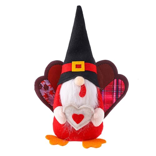 ソフトぬいぐるみ七面鳥フィギュアぬいぐるみドワーフデスク装飾マントルピース本棚感謝祭パーティーテーブルセンターピース洗える布七面鳥の置物