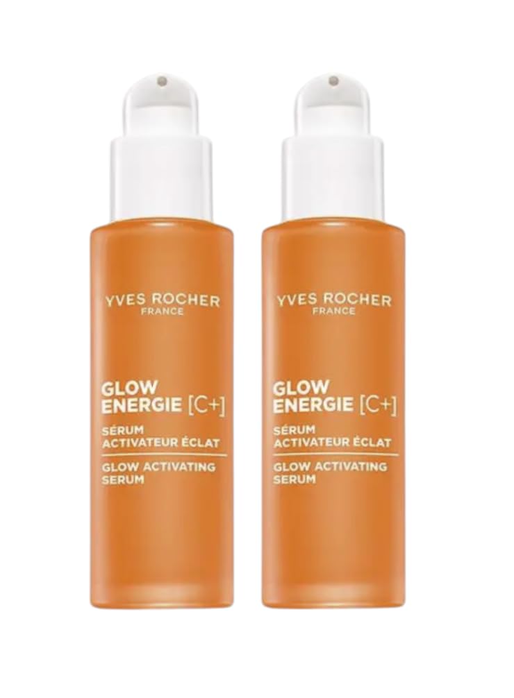 Yves Rocher Glow Energie Radiance Activating Smoothing Serum Skincare Lightweight Hydrating Brightening 30 ml/1 fl.oz