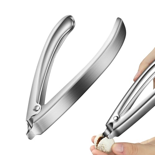 Generico Clam Opener Tool - Versatile Oyster Sheller | Stainless Steel Shell Opening Tool with Auto Rebound, Ergonomic Seafood Cutting Instruments for Restaurants