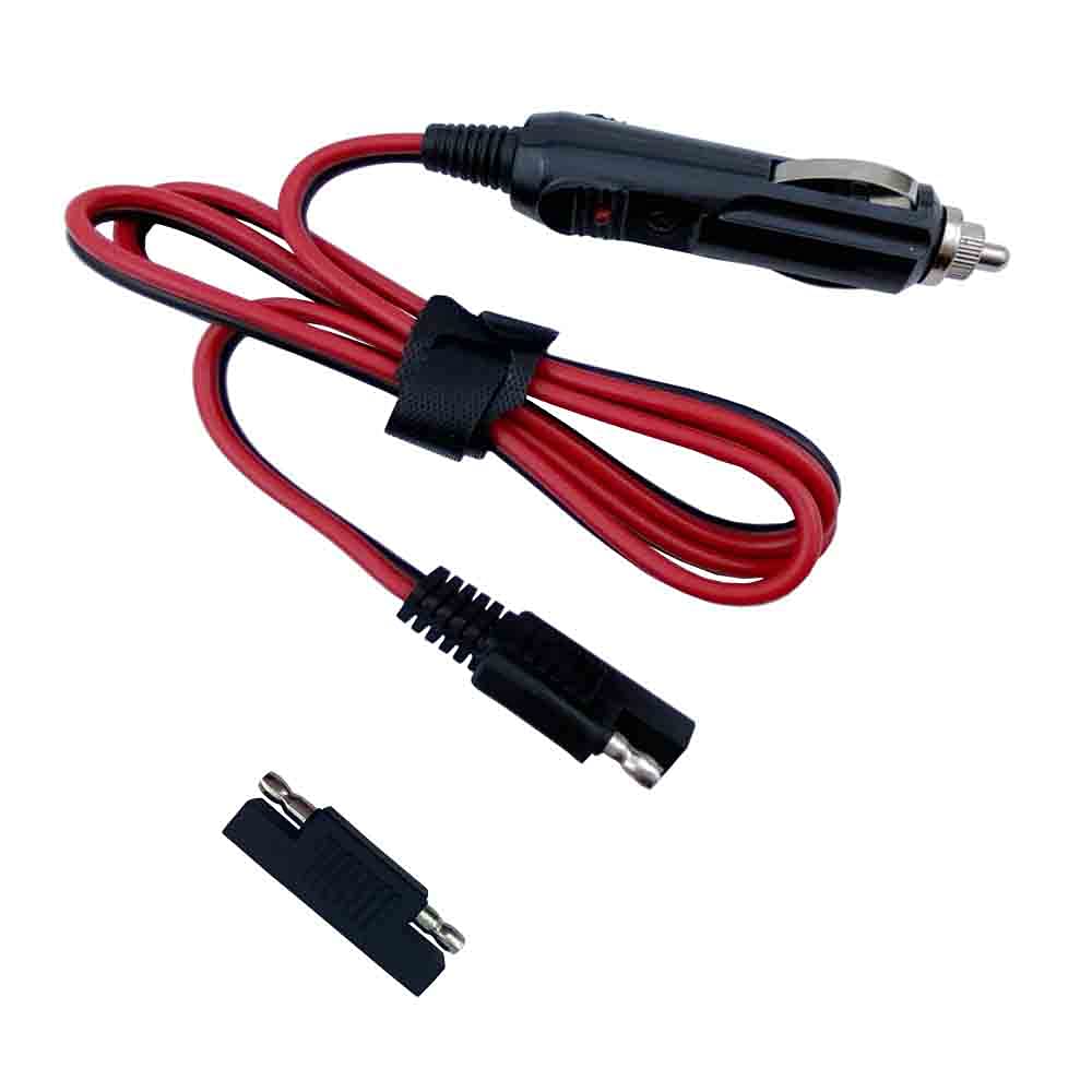 Smarkey SAE to Car Cigarette Lighter Male Cord SAE Quick Release