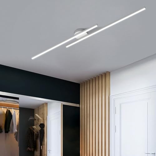 Plafonnier LED moderne dimmable noir 60cm de salon avec sa télécommande