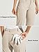 Willit Women's Golf Pants Stretch Hiking Pants Quick Dry Lightweight Outdoor Casual Pants with Pockets Water Resistant Khaki 16