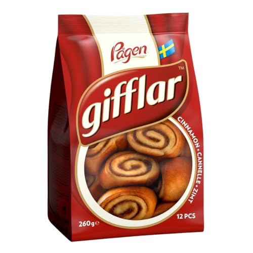 Pagen Gifflar Zimtschnecken 3x260g | Schwedisches Hefegebäck mit Zimtfüllung | Soft Rolls im Vorratspack | Süßer Snack | Ready to Eat | Original aus Schweden