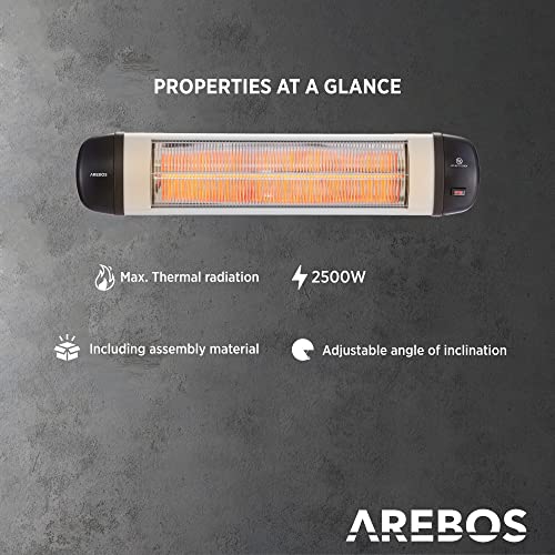 Riscaldatore radiante a infrarossi 2500 W |