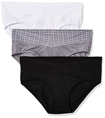 Image of Warner's womens Blissful Benefits No Muffin Top 3 Pack Hipster Panties