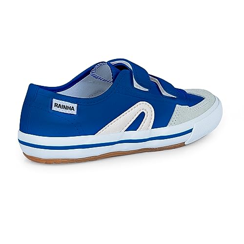 Tenis Rainha VL 2500 Jr Velcro, Meninos, Azul/Branco, 29