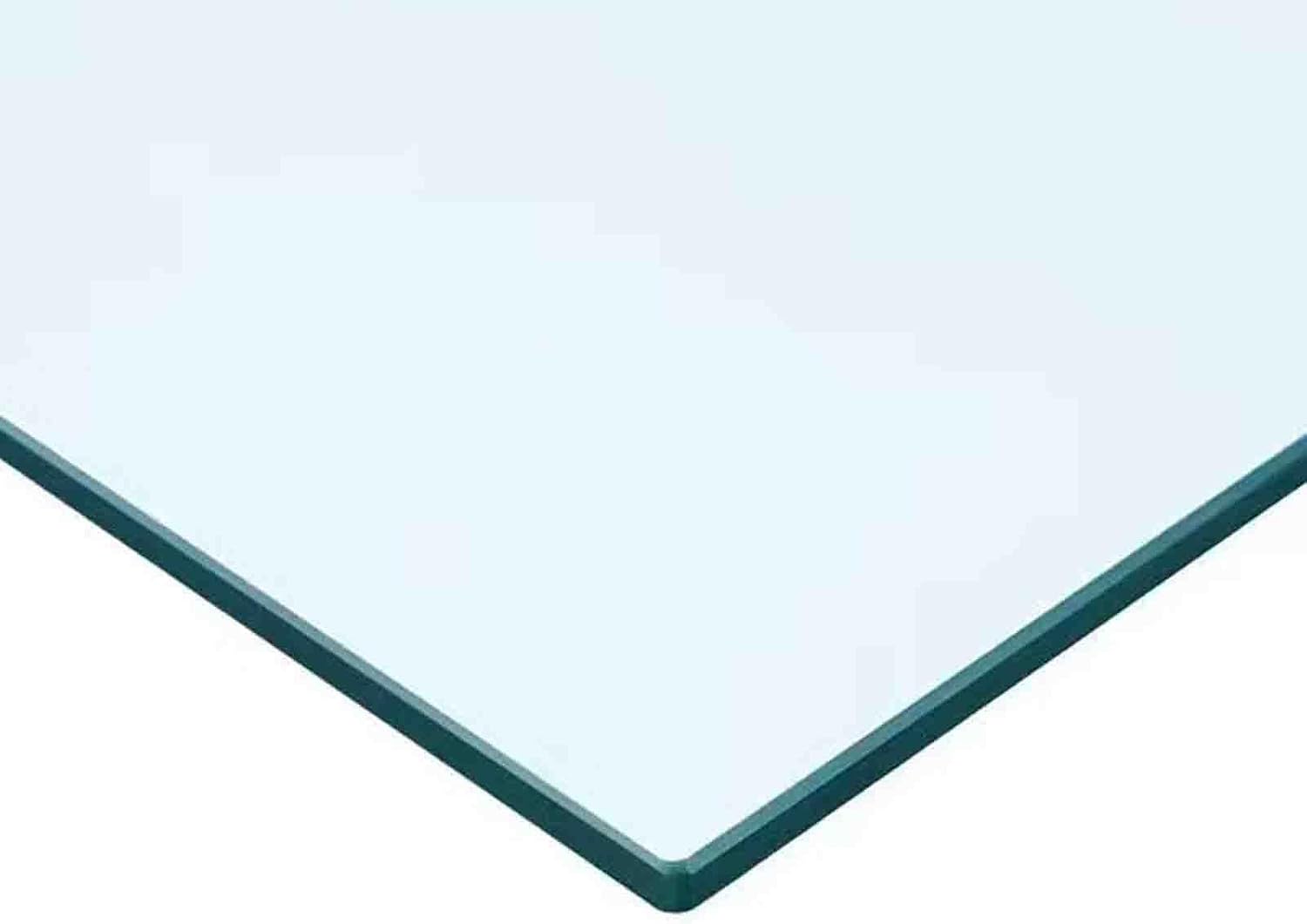 SBCC Tempered Glass Desktop Coffee Table Corner Bedside Table Desk Glass Plate(50 * 60cm)