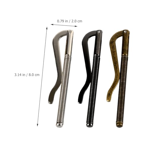 VILLCASE Durable Metal Money Clip - Versatile Stainless Steel Wallet Clip with Spring Design for Easy Access Compact Size 3.14 X 0.78 X 0.39 Inches Assorted Colors2