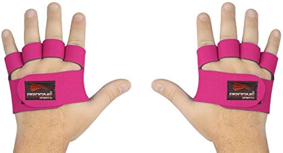 PROGNE SPORTS Mini Palma Luvas para Treinamento de Musculação e Fitness 2 Peças, Masculino e Feminino