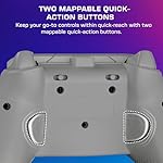 Turtle Beach Afterglow Wave Wired RGB Gaming Controller - Licensed for Xbox Series X|S, Xbox One & Windows PCs - Mappable Buttons, Hall-Effect Hair Triggers, Companion App - Grey - Image 3