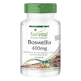 Weihrauch-Tabletten - Boswellia Serrata Extrakt 400mg - Hochdosiertes Indischer Weihrauch mit mind. 65% Boswellia-Säuren - Vegan - 120 Tabletten