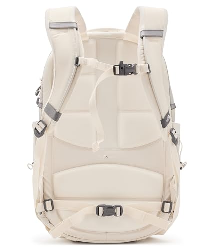 Image of The North Face Womens Borealis Luxe White Dune /Burnt Coral Metallic One Size