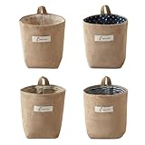 IDNVFY 4 Bolsas De Almacenamiento De Lino, El Baño.