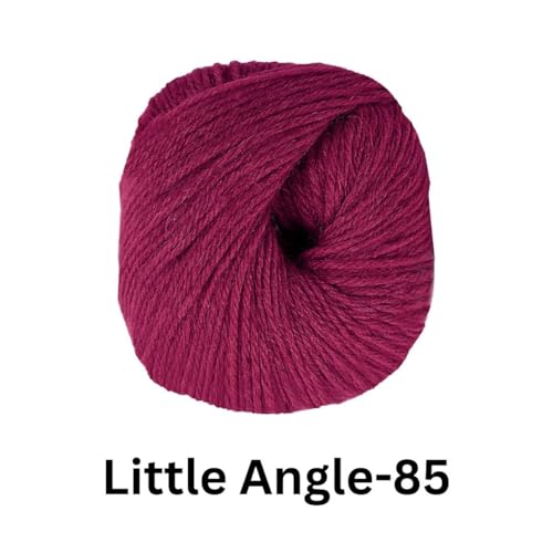 Image of VCR 4 Ply Dark Maroon Yellow Little Angle Yarn, 25 Grams, 92 Meters Length, 100% Acrylic Soft Baby Knitting Yarn for Crochet, Newborn Sweaters, Soft Baby Socks, Mittens and Leggings, Pack of 1