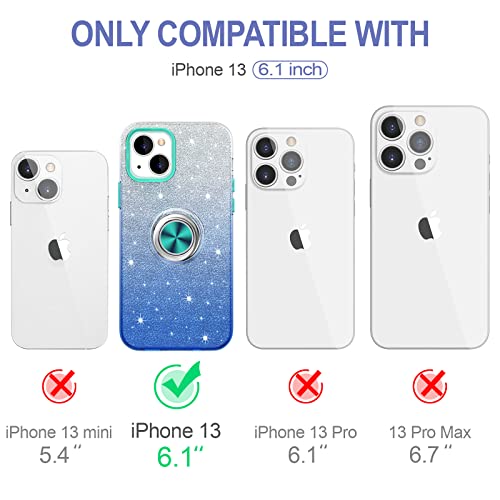 Coque iPhone 13 support rotatif 360 et plaque auto intégrée