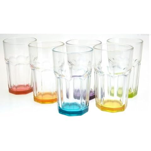 Trinkglas Cocktailglas Caipirinha Glas Transparent oder Farbig sortiert 300 ml Cover