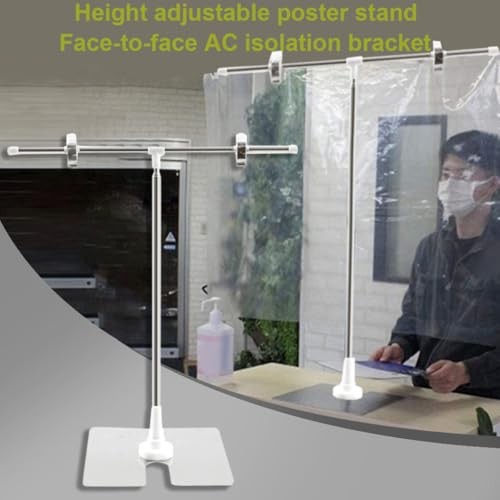 Soporte para carteles T ajustable expositor de acero interior 6