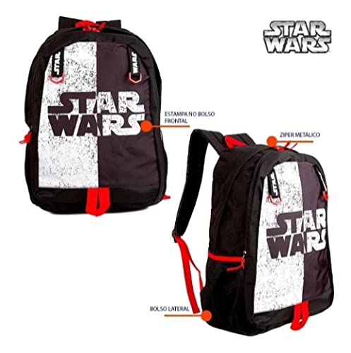 Kit Mochila Escola De Costas Star Wars A Força Esteja Com Vc