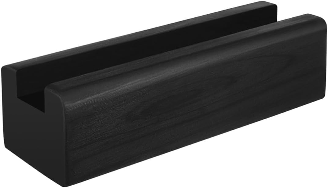 Wooden Floor Mirror Stand Base with Anti-Slip Feature for Bedroom and Living Room Minimalist Elegant Mirror Holder Rack Support