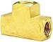 Dixon 1/2" NPTF, Brass Female Tee, Extruded (322-0808)