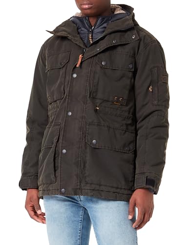 Preisvergleich Produktbild camel active Herren teXXXactive® Funktionsjacke mit Kapuze Dunkelbraun menswear-52