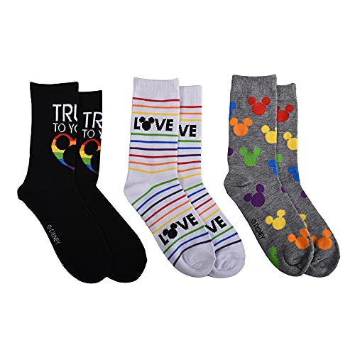 Calcetines Mickey Mouse mujer estilo crew confeccionados en suave algodon 2