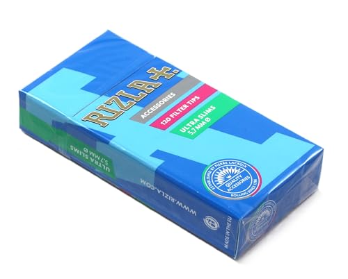 Rizla 2400 Ultra Slim Cigarette Filter Tips - 20 Packet