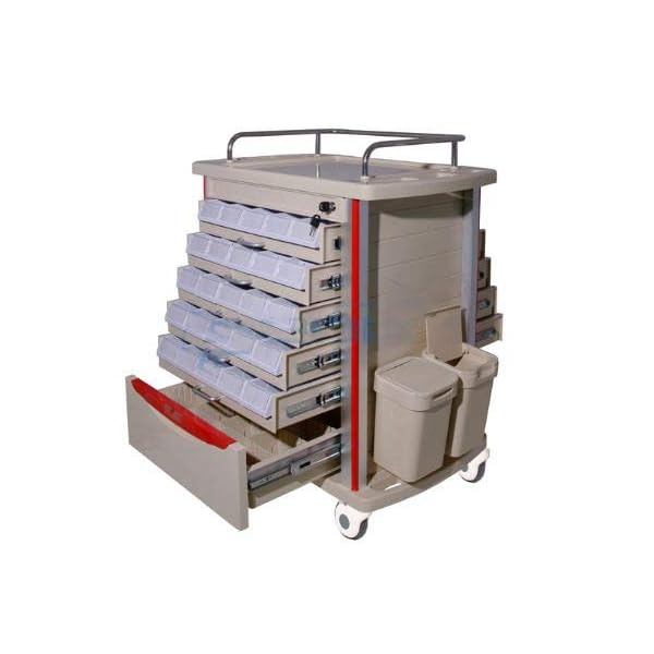 MS3C-200T-Lite-Mobile-Bin-Cart-with-Chart-Rack-Drawer-Dividers MS3C-200T-Lite-Mobile-Bin-Cart-with-Chart-Rack-Drawer-Dividers