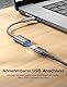 JSAUX Adapter USB C auf USB [2 Stücke] OTG Typ C auf USB 3.0 USB C Adapter OTG Kabel kompatibel mit iPhone 16 Pro Max/15 Pro Max, iPad Pro, MacBook Pro/Air, Galaxy S24/S23/S22 Ultra, Huawei P50-Grau